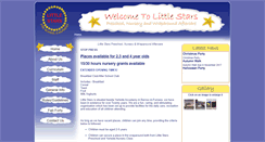 Desktop Screenshot of littlestarsnursery.org