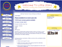 Tablet Screenshot of littlestarsnursery.org